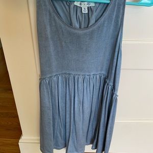 Blue Flowy Top